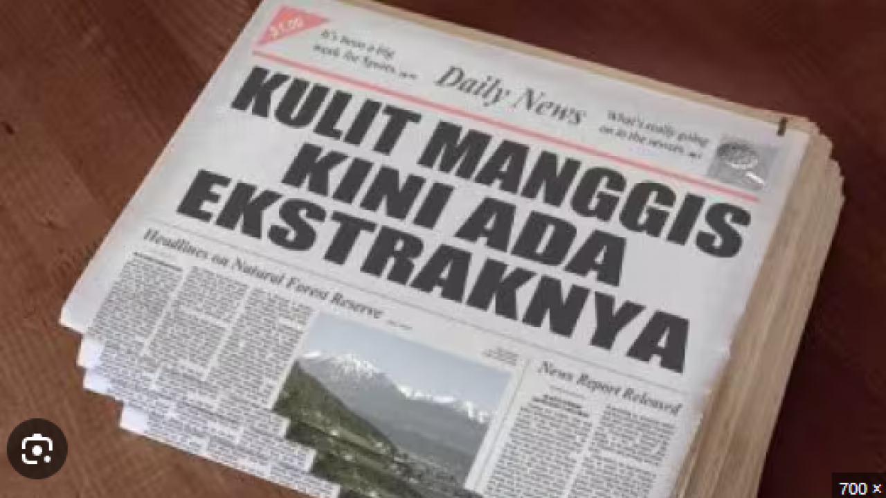 KULIT MANGGIS KINI ADA EKSTRAKNYA